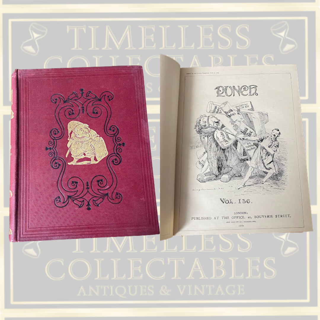 Antique & Vintage Punch Books x 13