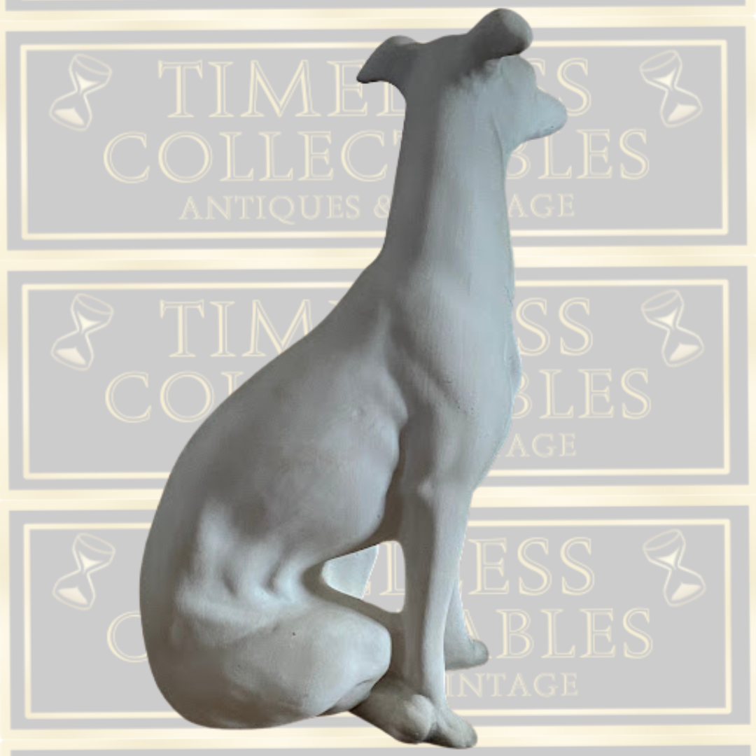 Vintage Pair Bisque Whippets Ha Wains & Sons Charisma