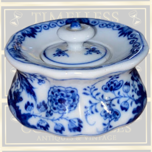 Antique Meissen Porcelain Ink Pot