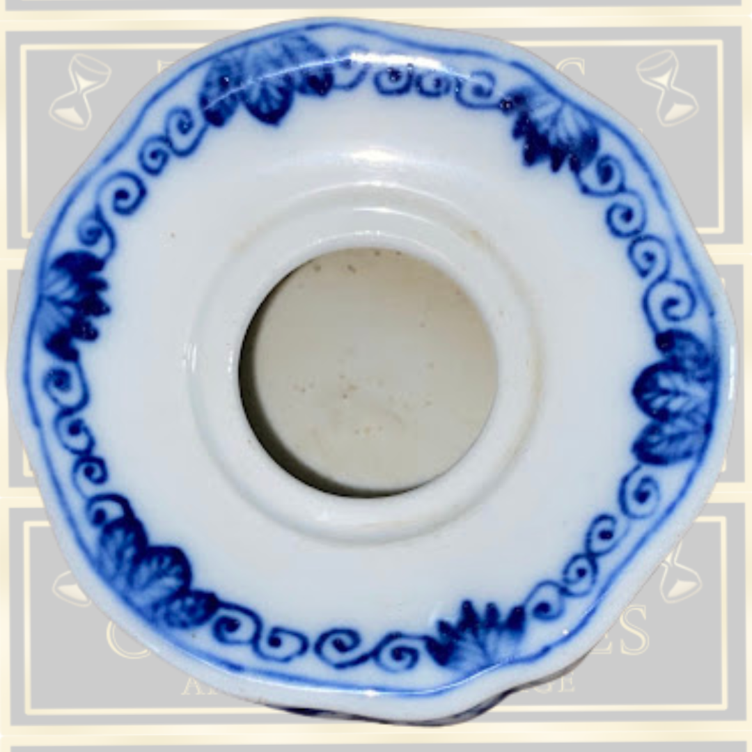 Antique Meissen Porcelain Ink Pot