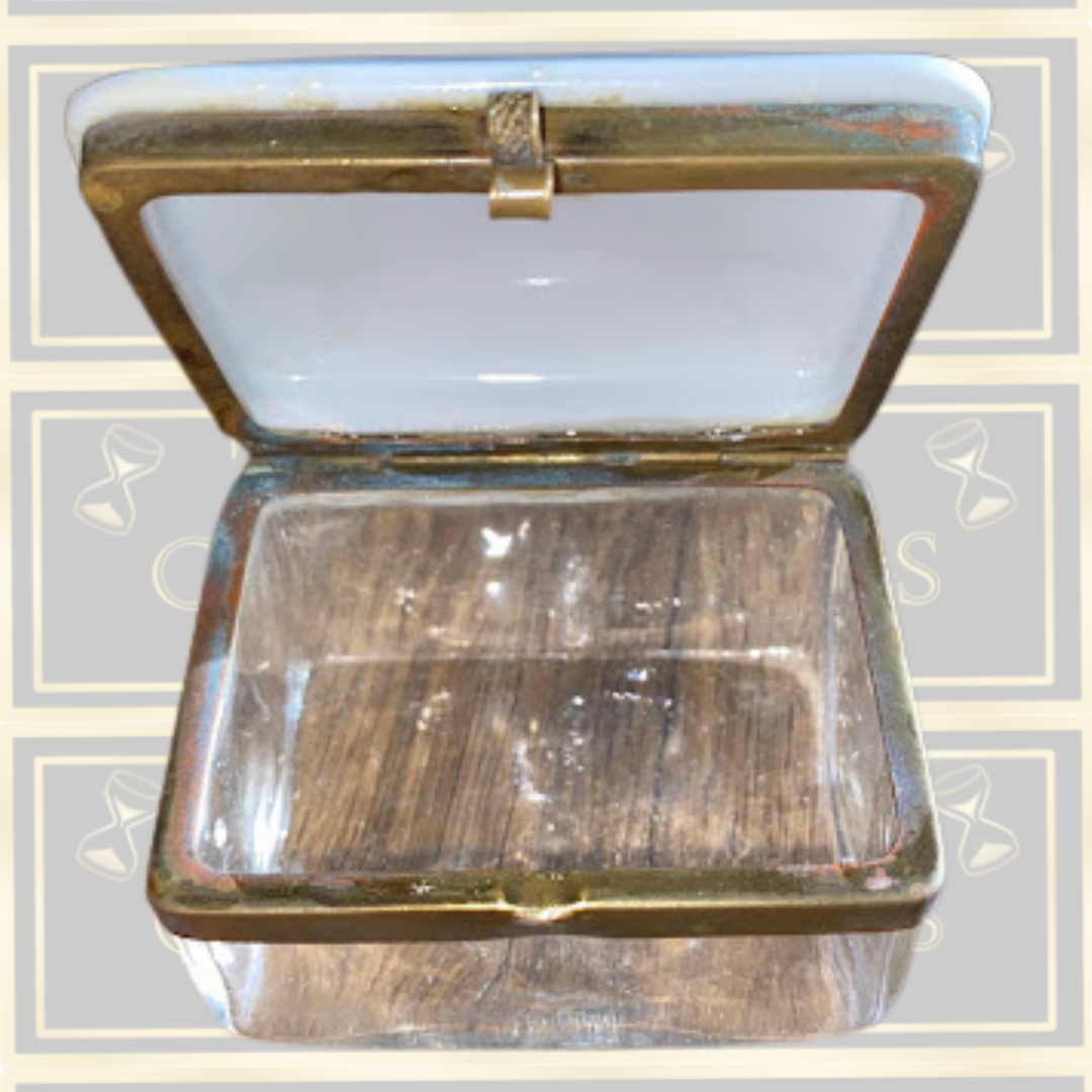 Antique Porcelain Trinket Box