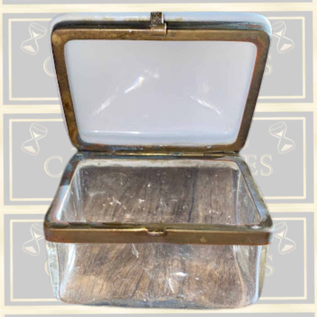 Antique Porcelain Trinket Box