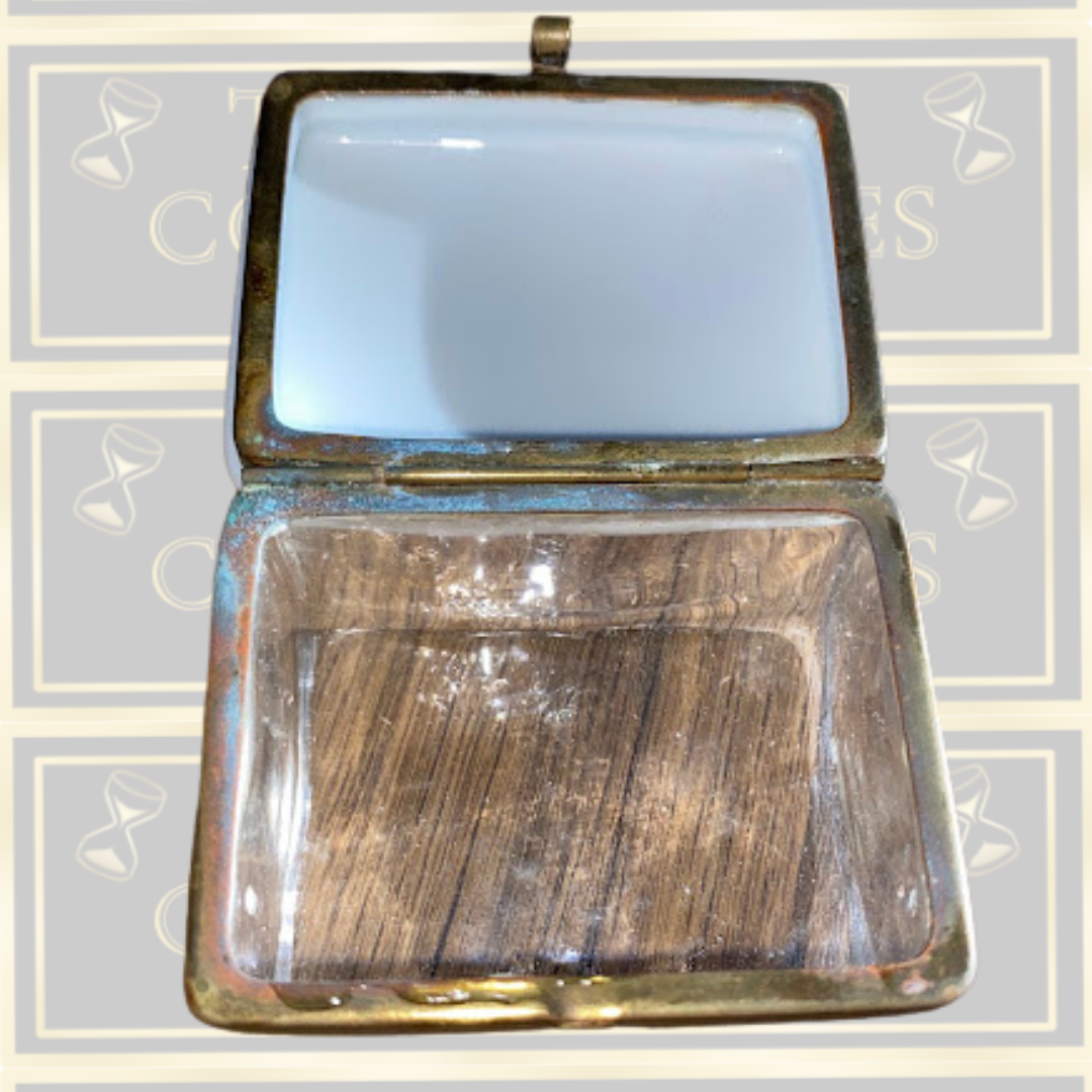 Antique Porcelain Trinket Box
