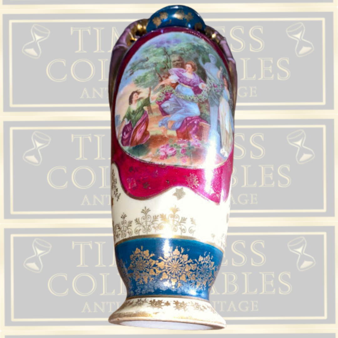 Antique Austrian Porcelain Vase
