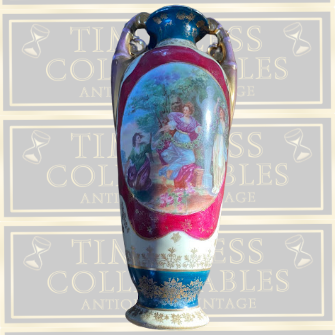 Antique Austrian Porcelain Vase