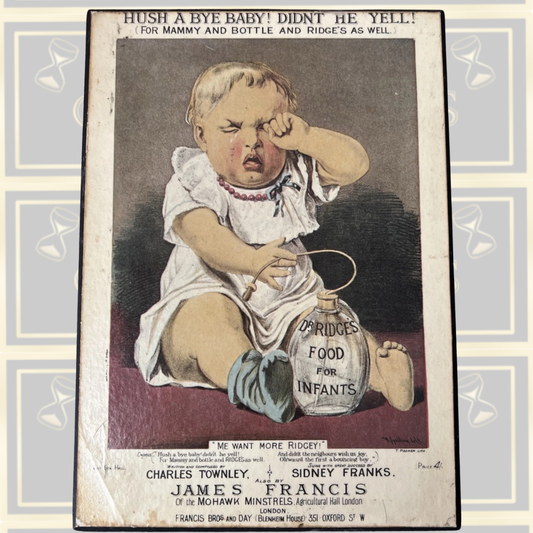 Antique Advertising - DR Ridges Food For Infants