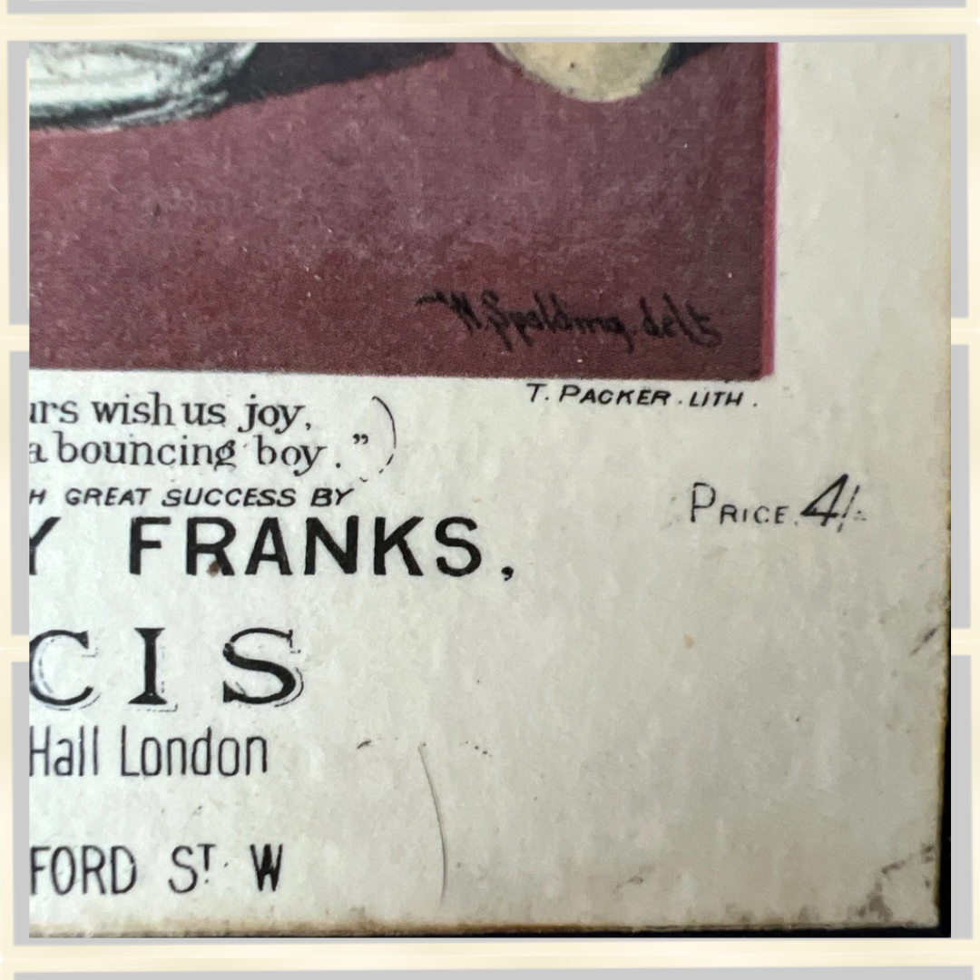 Antique Advertising - DR Ridges Food For Infants