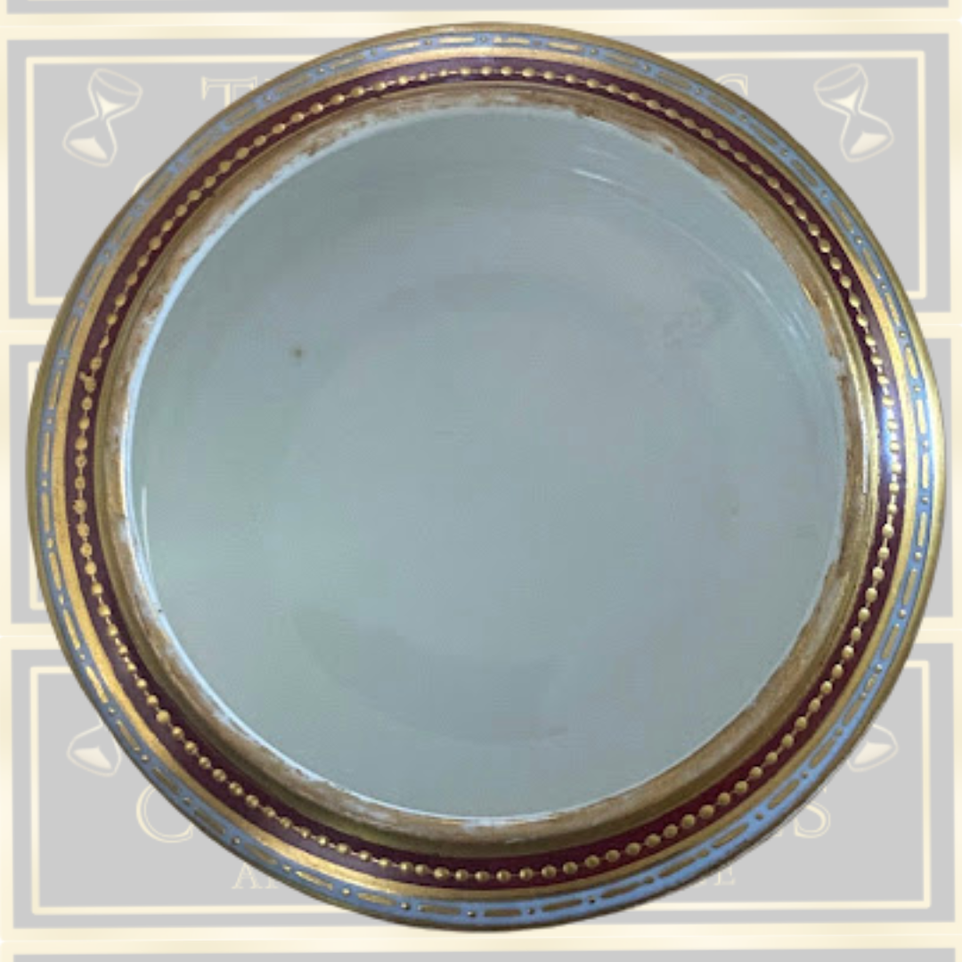 Antique Royal Vienna Style Footed Porcelain Sugar Box