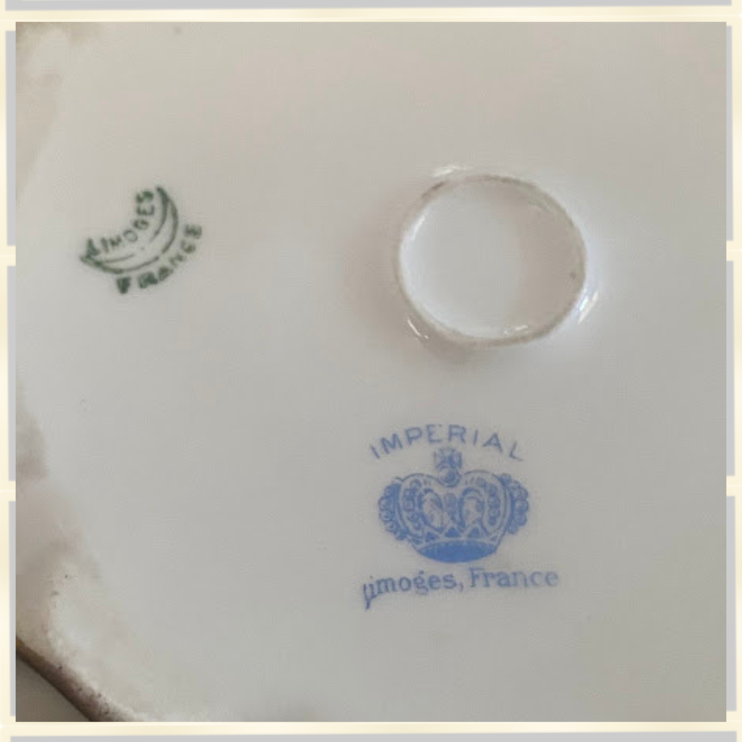 Antique Imperial Limoges France Bon Bon Dish