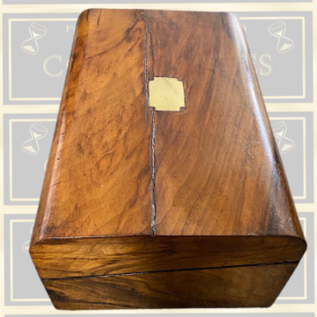 Antique Victorian Domed Writing Slope Box