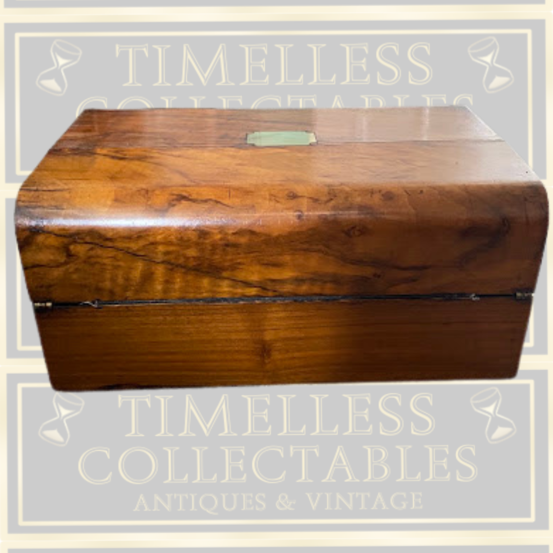 Antique Victorian Domed Writing Slope Box