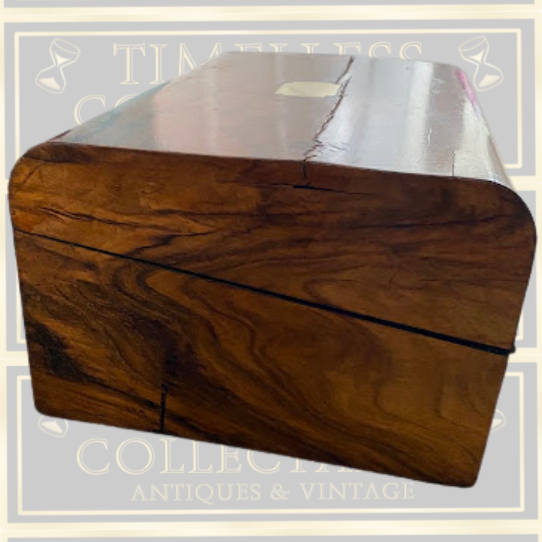 Antique Victorian Domed Writing Slope Box
