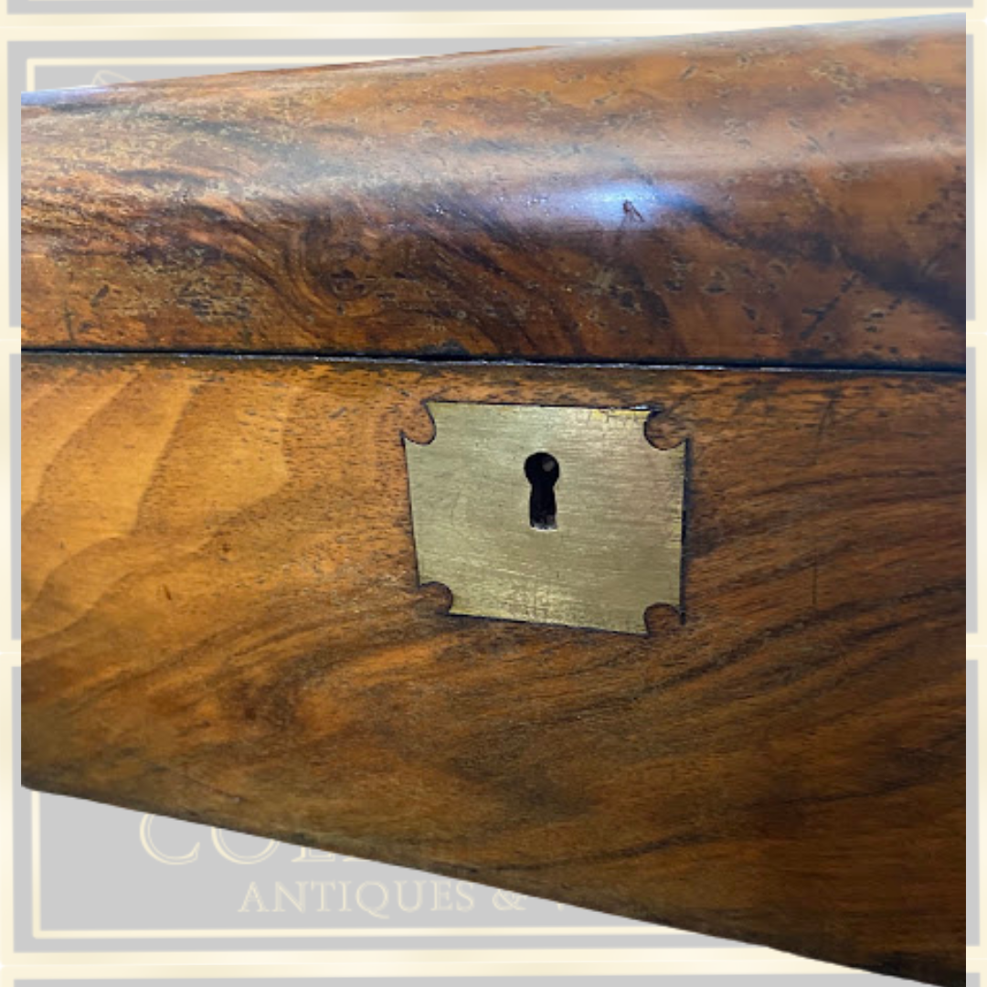 Antique Victorian Domed Writing Slope Box