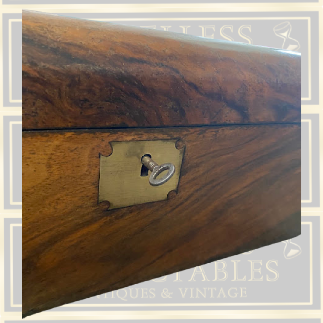 Antique Victorian Domed Writing Slope Box