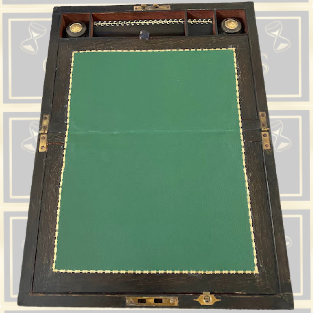 Antique Victorian Domed Writing Slope Box