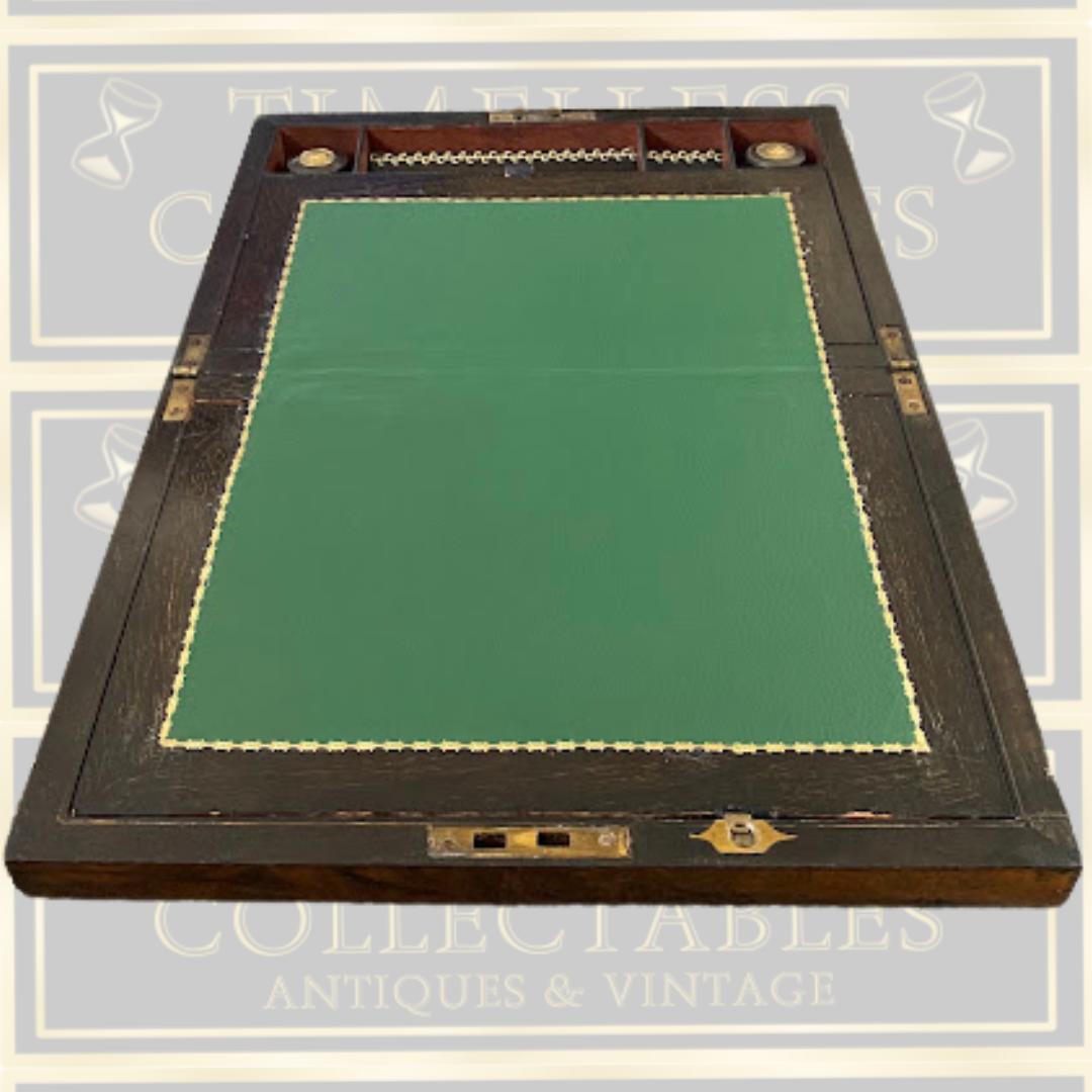 Antique Victorian Domed Writing Slope Box