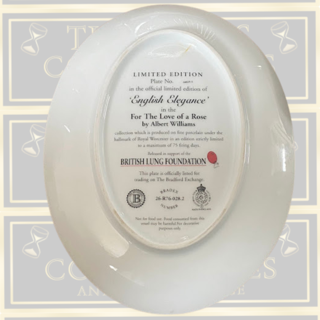 Royal Worcester Limited Edition Albert Williams Plate