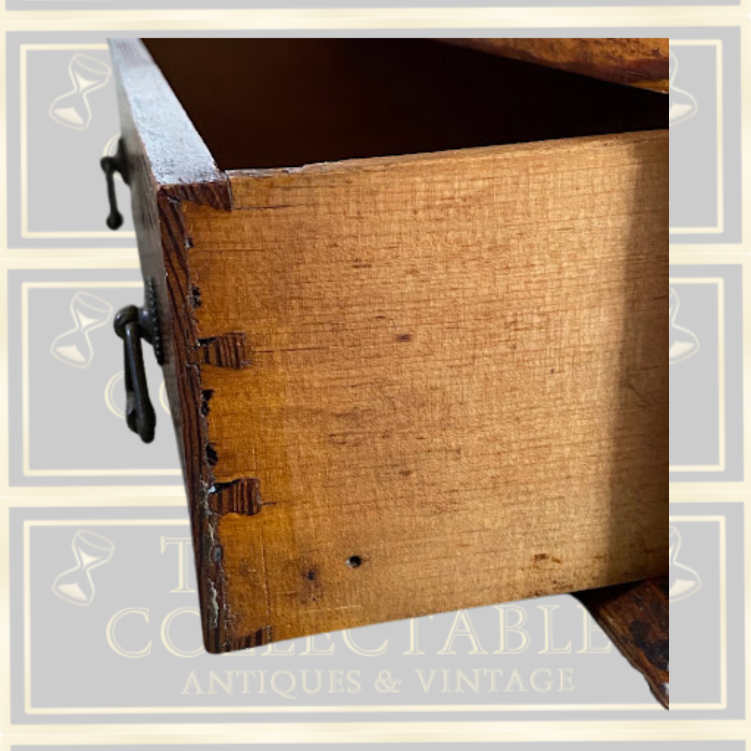 Antique Quartersawn Oak Large Desktop Organizer Box