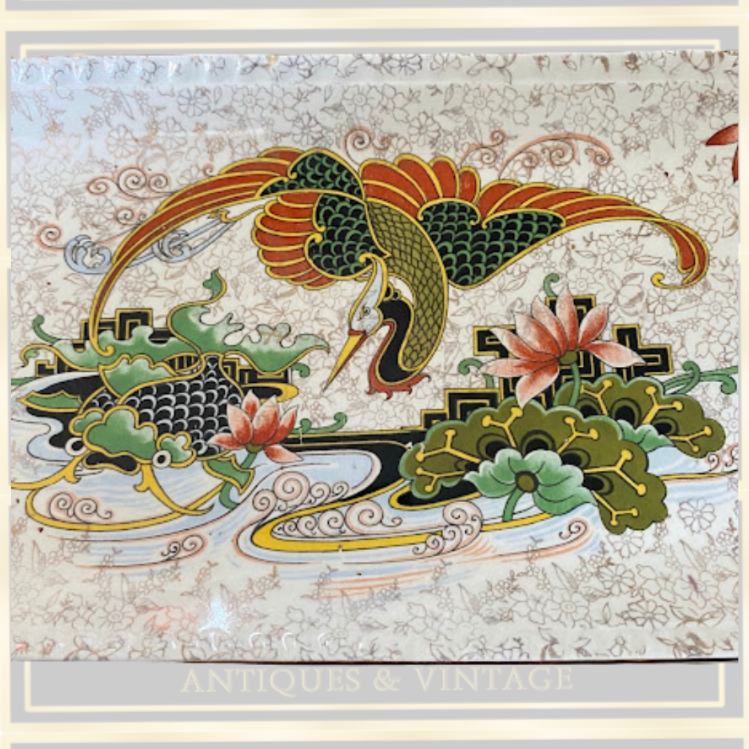 Vintage Art Deco "Hainan" Phoenix Ware Serving Tray