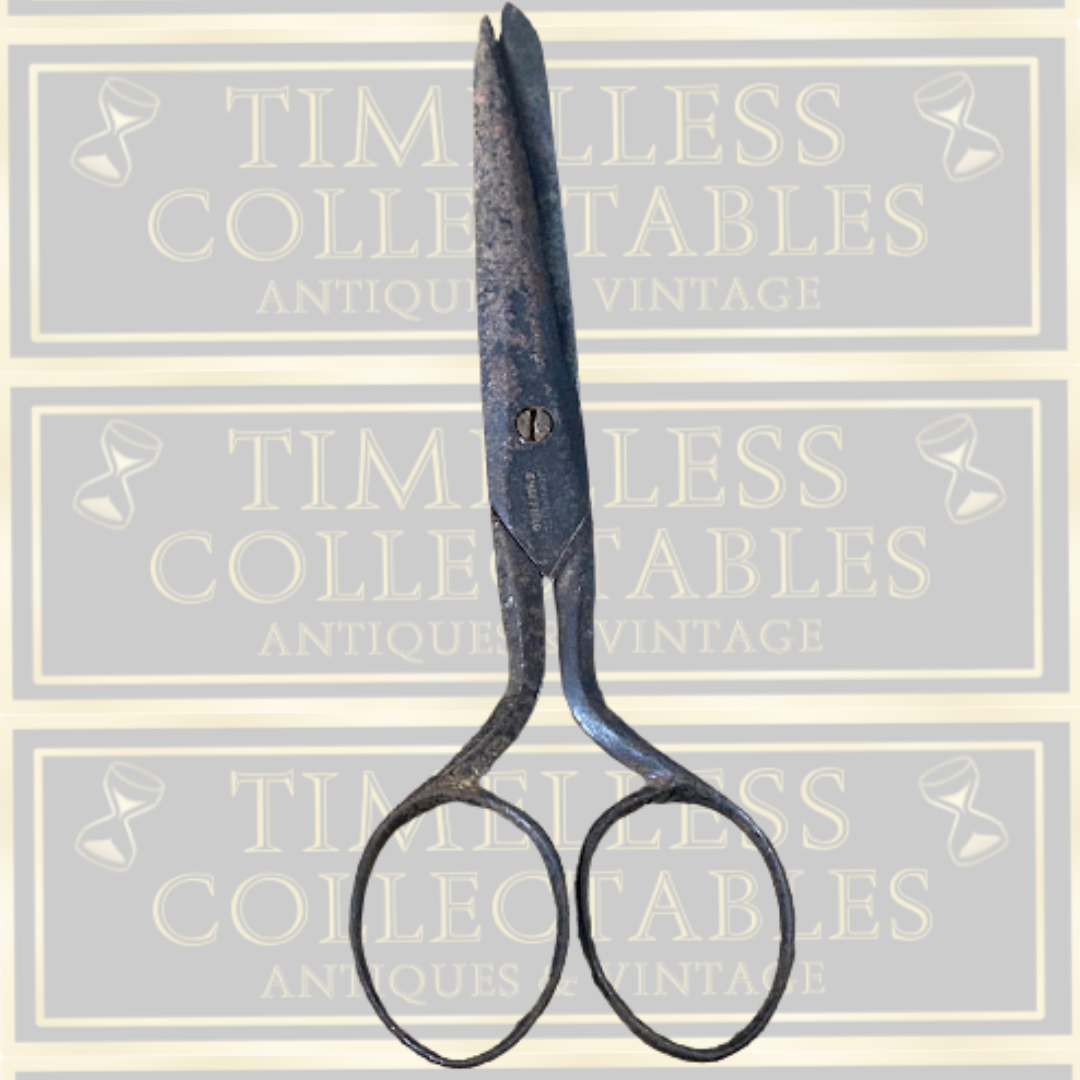 Antique John Wigfall & Son Forged Iron Scissors