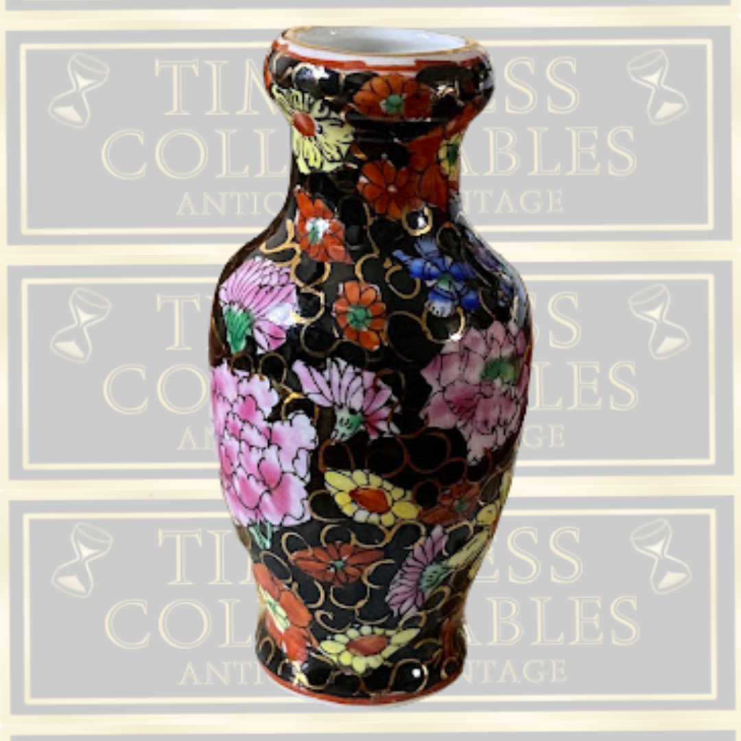 Vintage Japanese Miniature Porcelain Vase