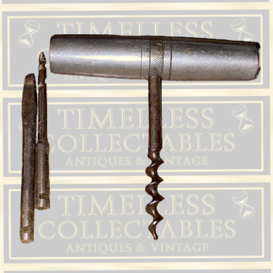 Vintage Multitool Pocket Traveling Metal Handle T Bar