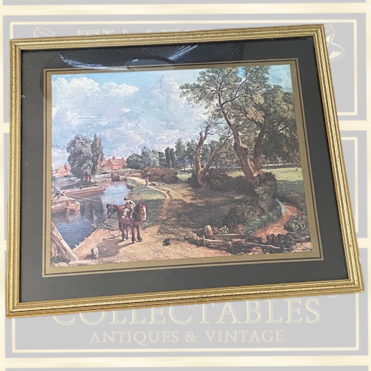 Vintage John Constable" Flatford Mill" Framed Picture