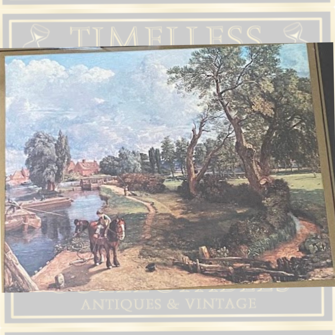 Vintage John Constable" Flatford Mill" Framed Picture