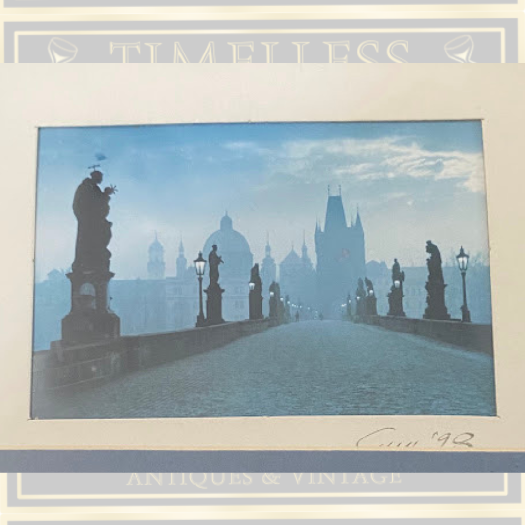 Vintage Pair Garry Seidel Signed Architectural Prints