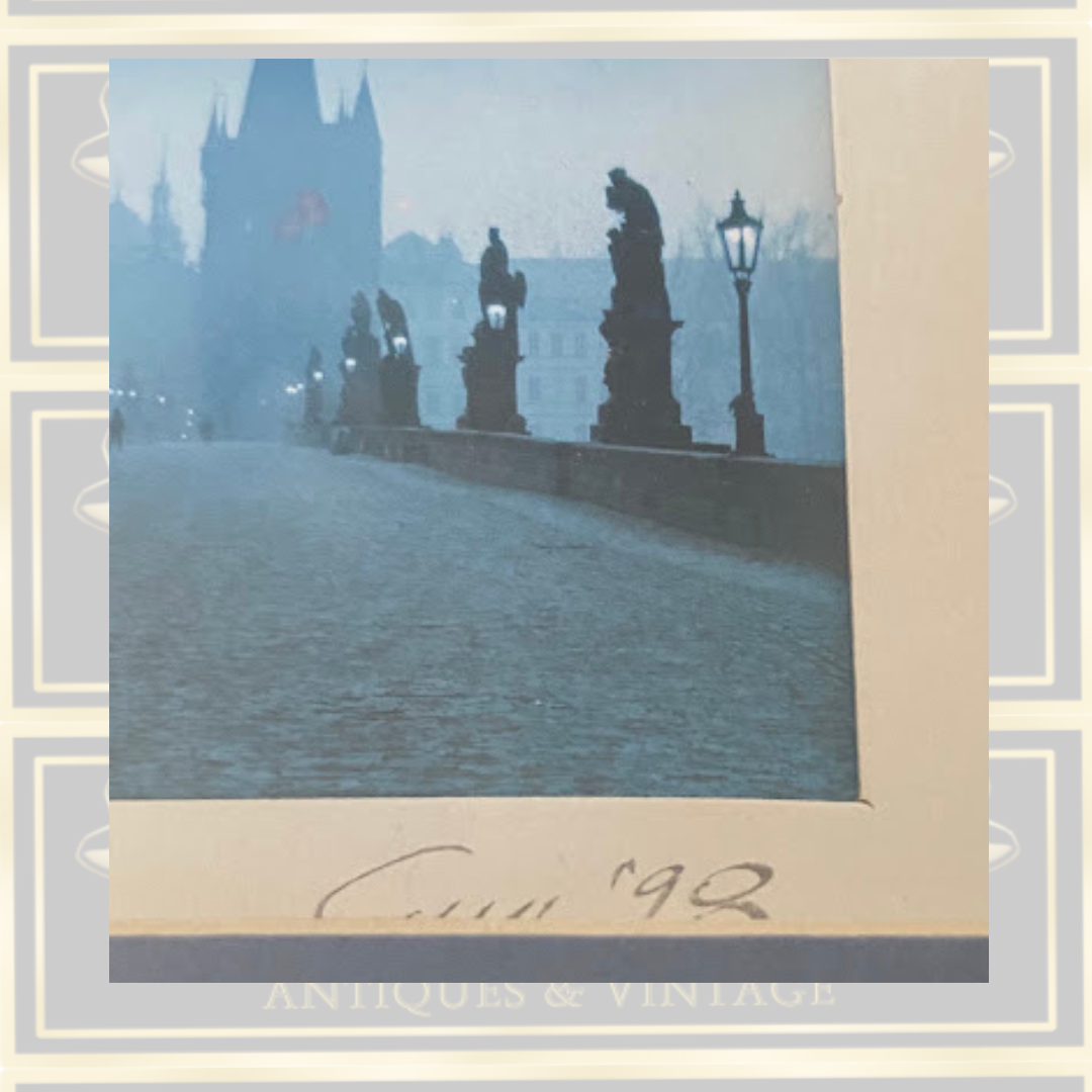 Vintage Pair Garry Seidel Signed Architectural Prints