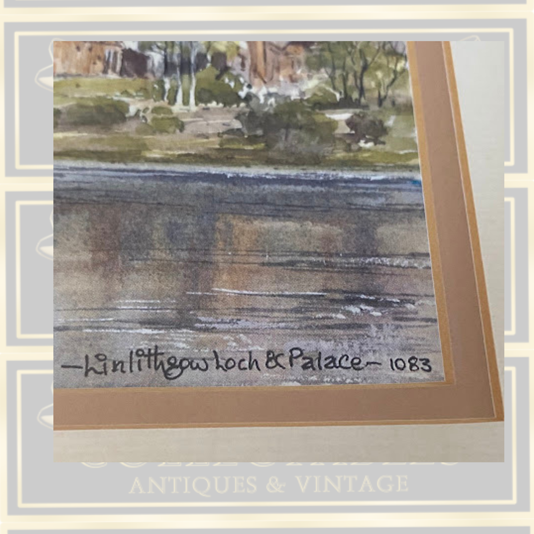 Framed Fine Art Print "Linlithgow Loch & Palace By Martin Goode