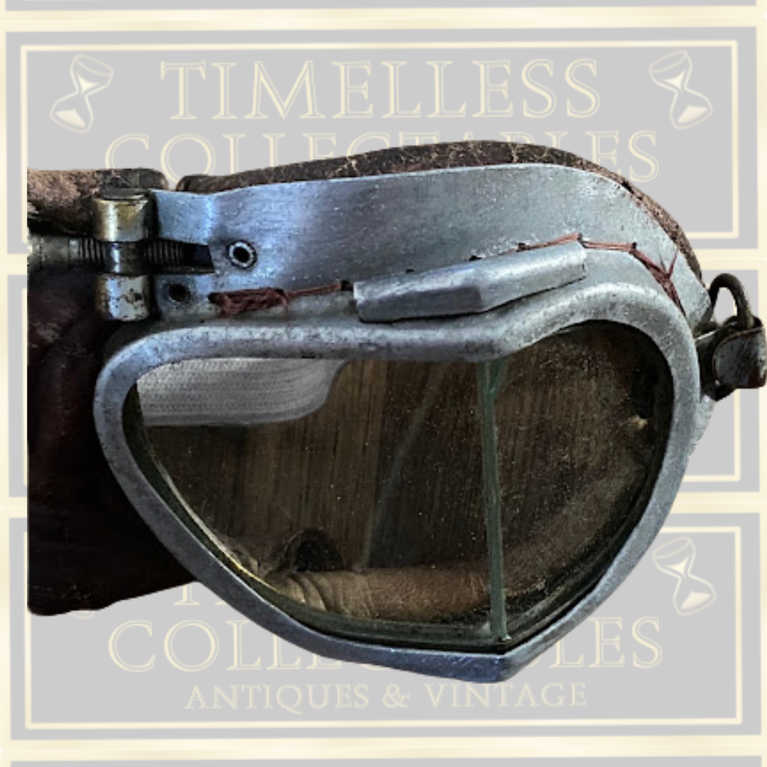 Vintage RAF Mk. VIII Split-Lens Aviator Goggles