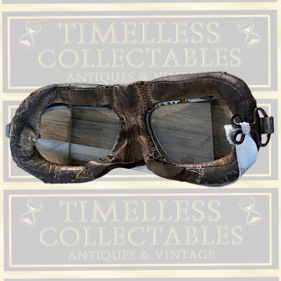 Vintage RAF Mk. VIII Split-Lens Aviator Goggles
