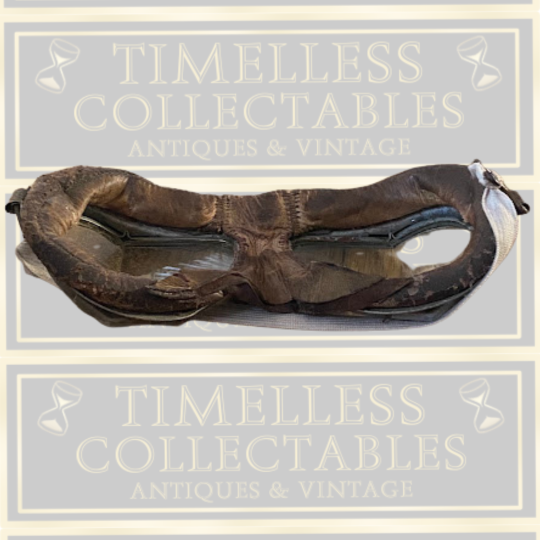 Vintage RAF Mk. VIII Split-Lens Aviator Goggles