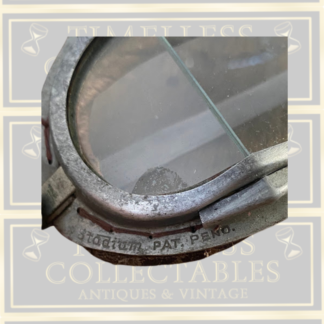Vintage RAF Mk. VIII Split-Lens Aviator Goggles