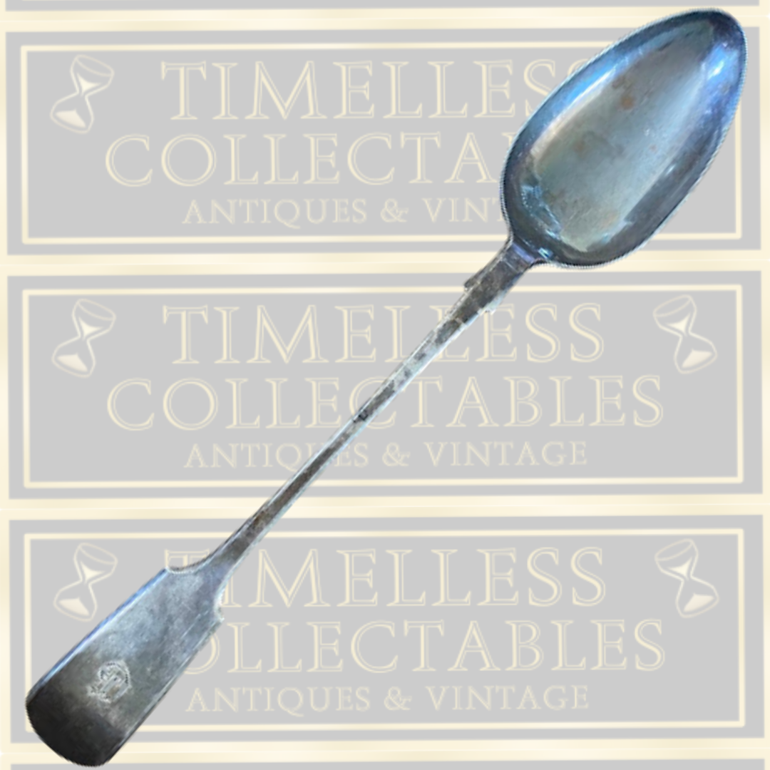 Antique Large Sheffield Serving Spoon