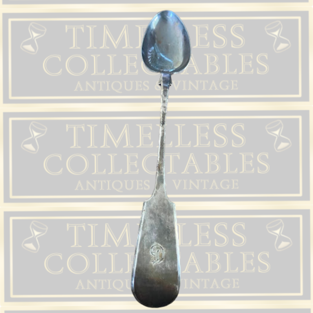 Antique Large Sheffield Serving Spoon