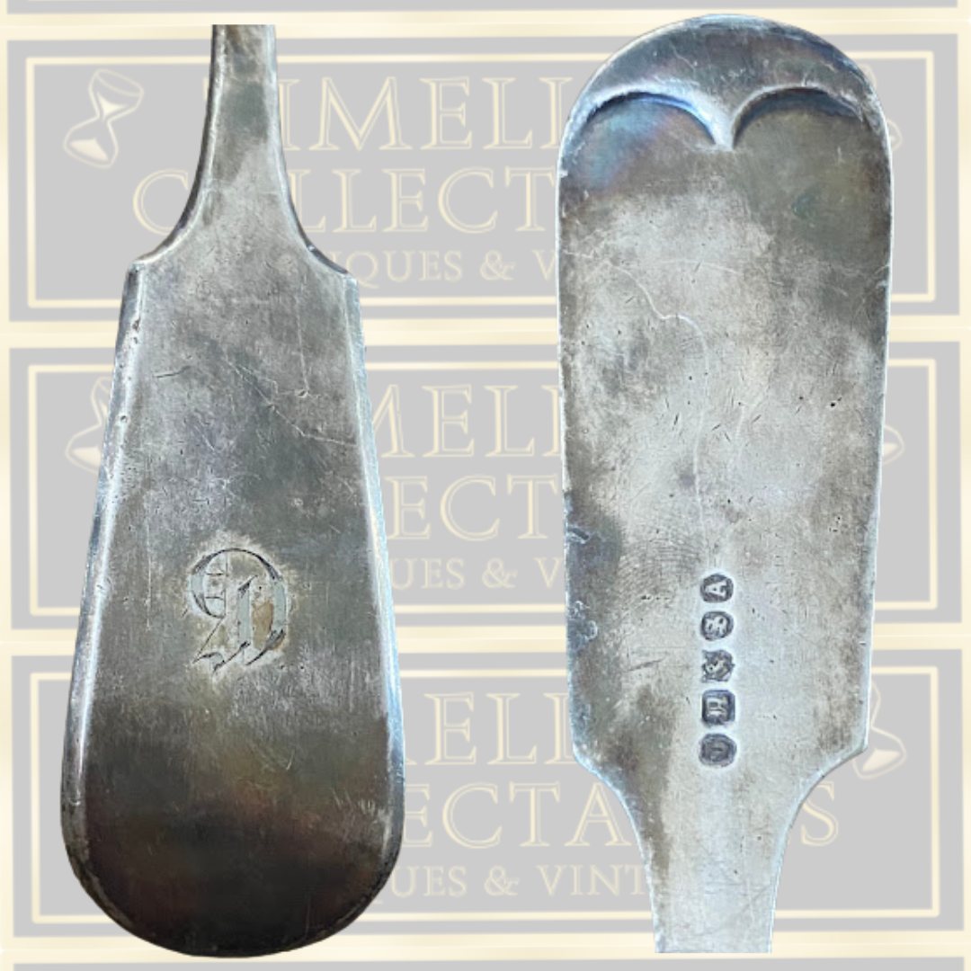 Antique Large Sheffield Serving Spoon