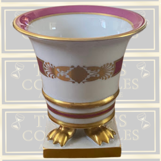 Herend Porcelain Claw Footed Porcelain Toothpick Holder