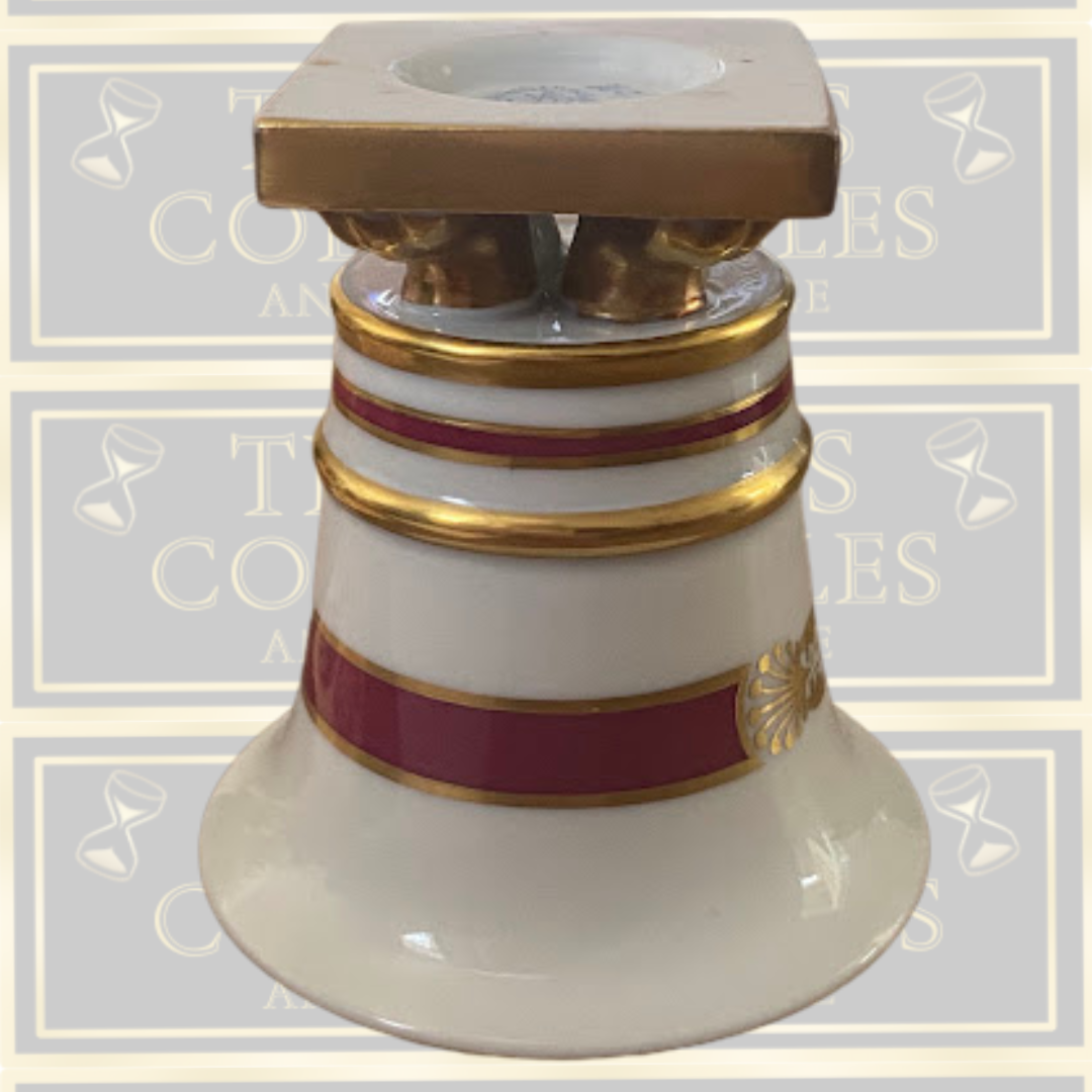 Herend Porcelain Claw Footed Porcelain Toothpick Holder
