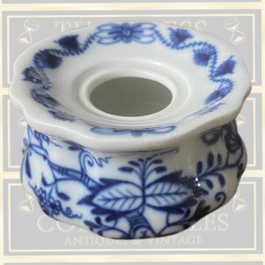 Antique Meissen Porcelain Inkwell