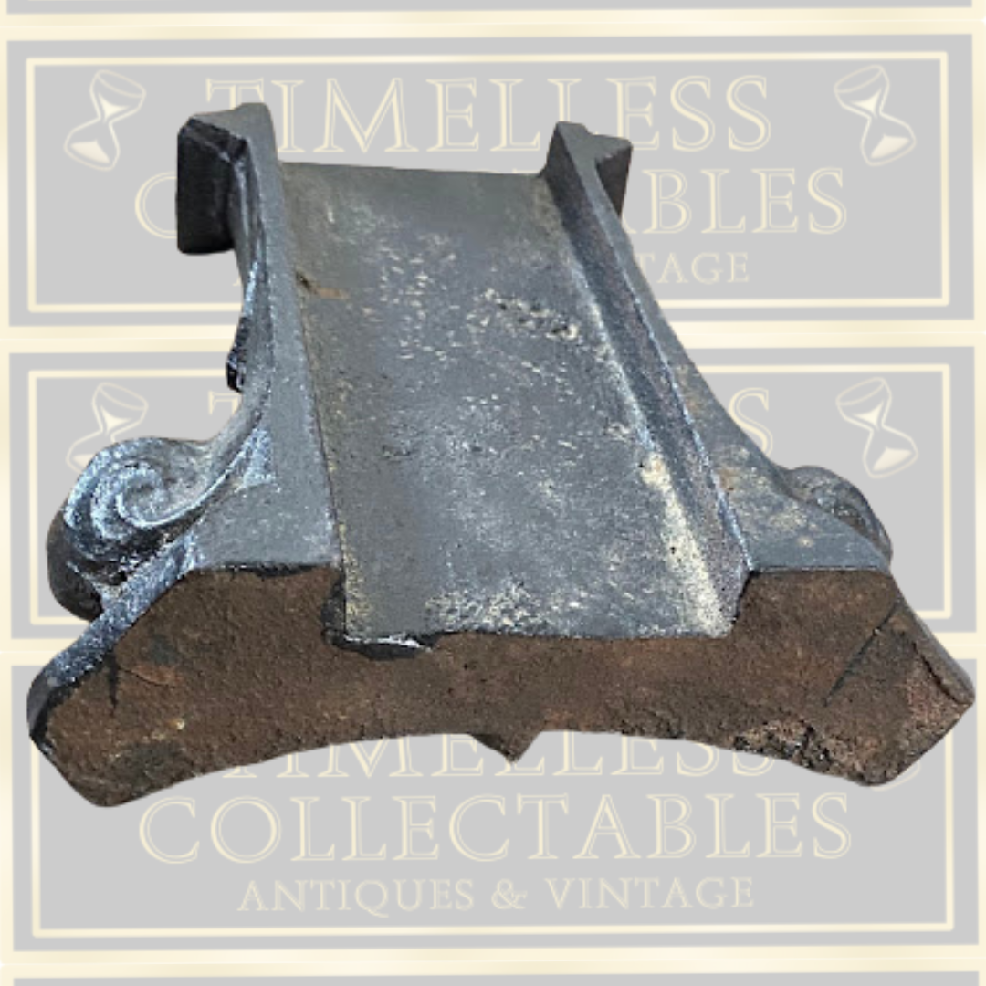 Antique French Iron Architectural Ornament Piece