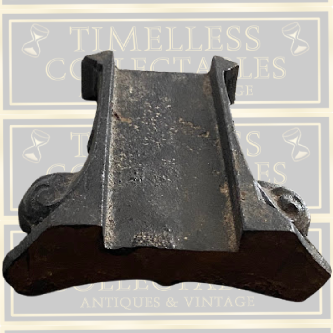 Antique French Iron Architectural Ornament Piece
