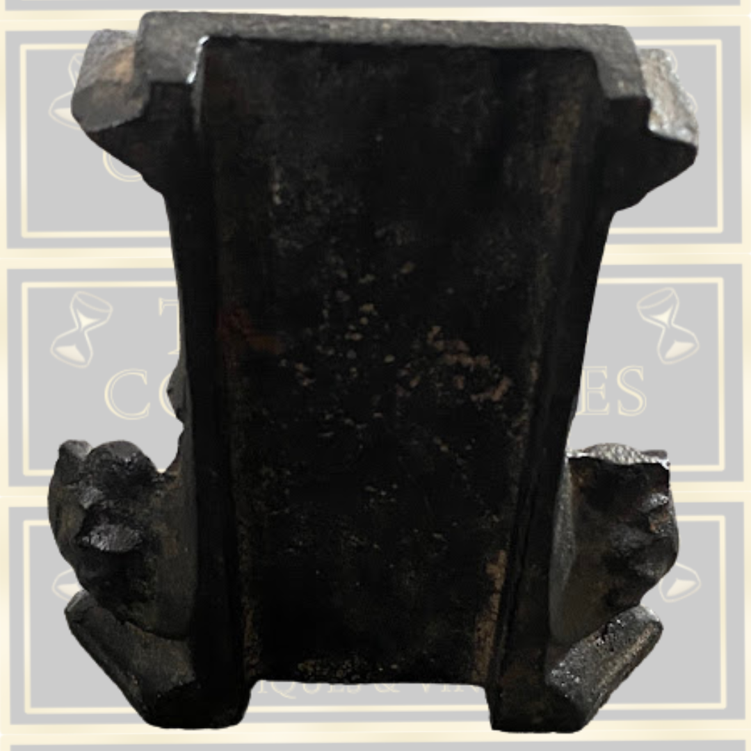 Antique French Iron Architectural Ornament Piece