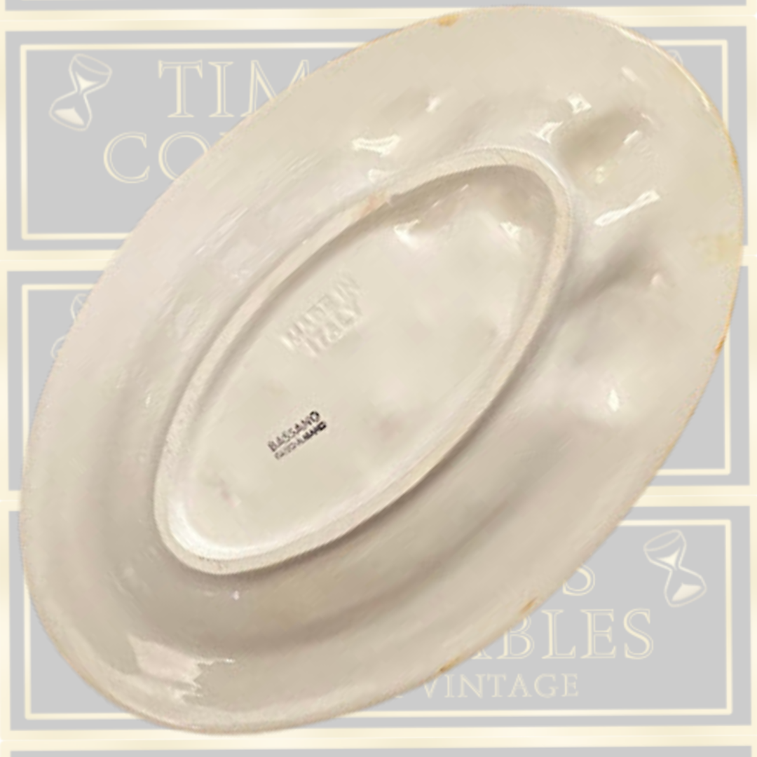 Vintage Italian Ceramic 3D Cheese Platter