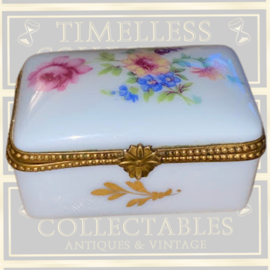 Vintage French Limoges Trinket Box