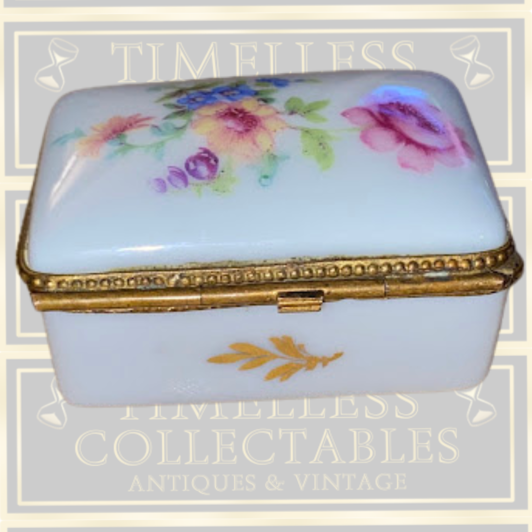 Vintage French Limoges Trinket Box
