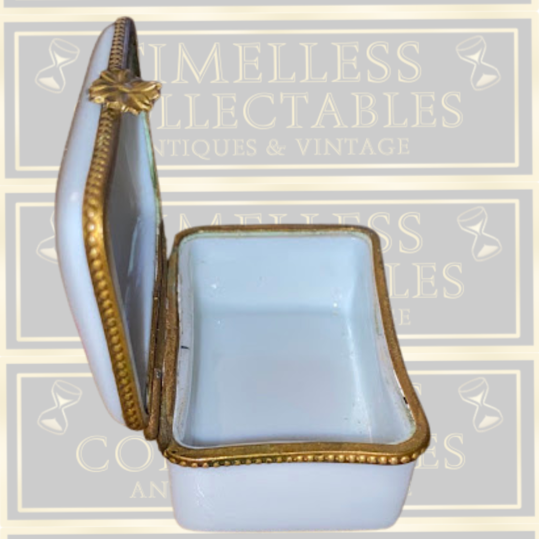 Vintage French Limoges Trinket Box