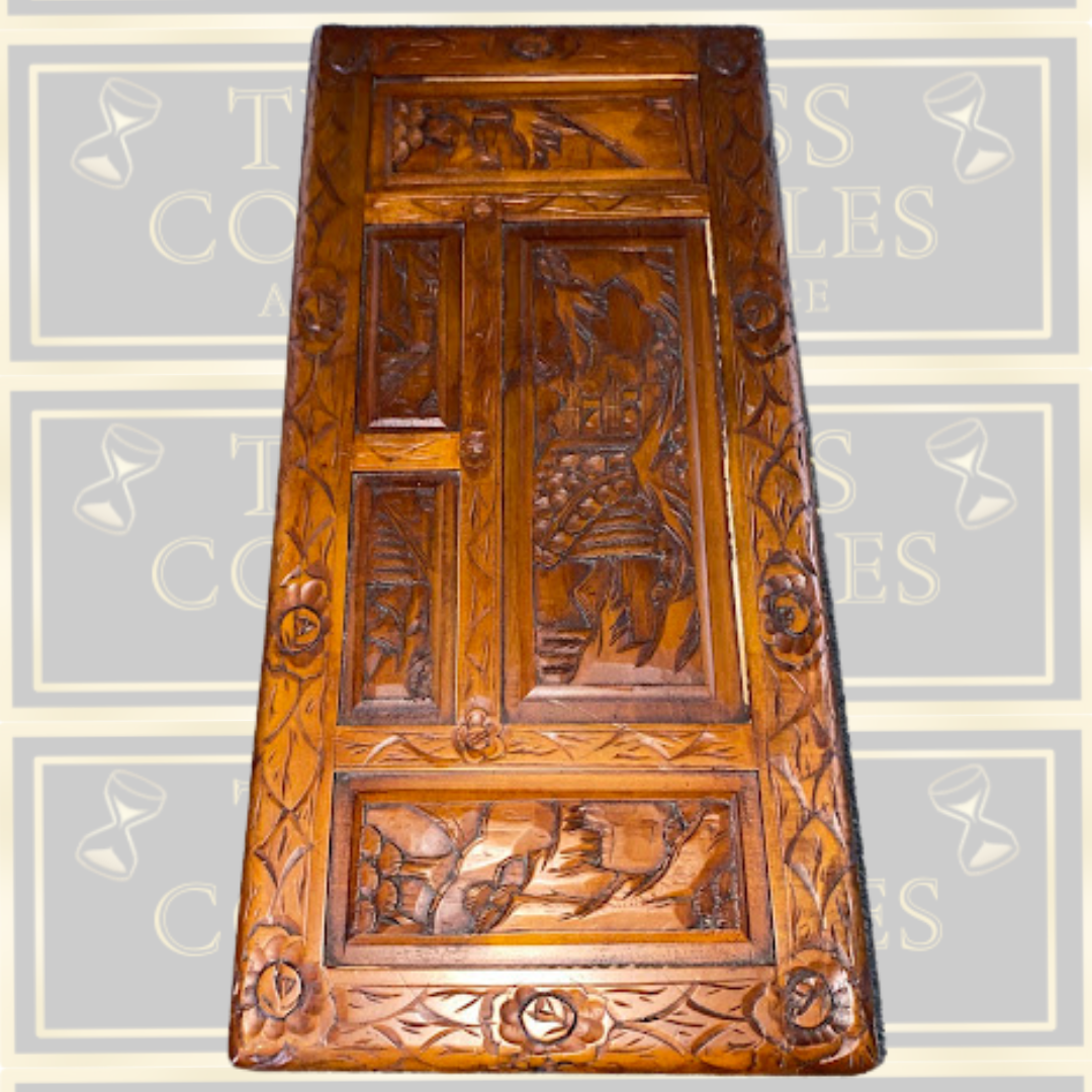 Vintage Chinese Carved Camphorwood Chest