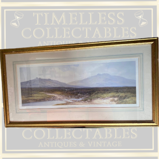 Vintage F.J. Widgery "Yes Tor, Dartmoor" Limited Edition Print (500/850)
